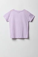 T-shirt avec motif brodé Aero Est 1987 pour fille