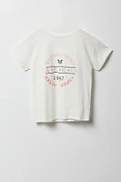 T-shirt à imprimé Aero Est 1987 pour fille