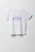 T-shirt avec motif brodé Aero boucle pour fille