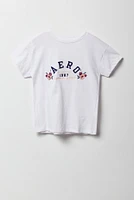 T-shirt avec motif brodé Aero LA pour fille