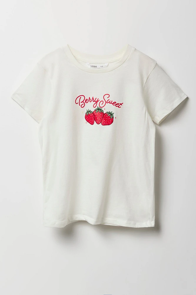 Girls Berry Sweet Graphic T-Shirt