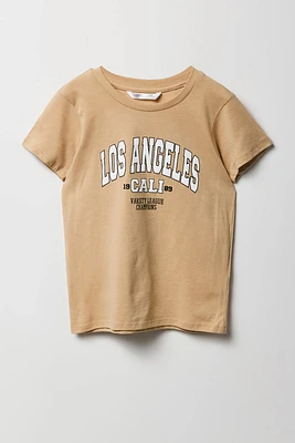 T-shirt Ã  imprimÃ© Los Angeles Cali pour filles