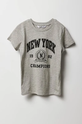 Girls New York Champions Graphic T-Shirt