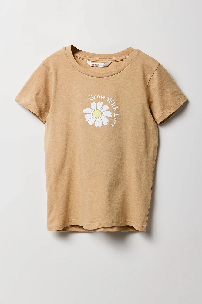 Girls Grow With Love Graphic T-Shirt