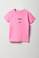 T-shirt à imprimé Cowgirl pour fille