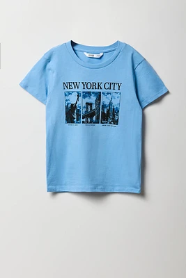 T-shirt à imprimé New York City pour fille