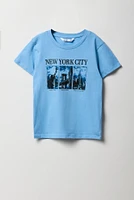 T-shirt à imprimé New York City pour fille
