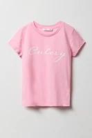 T-shirt à imprimé Cutesy pour fille