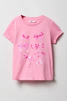 T-shirt à imprimé Boucle pour fille