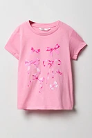 T-shirt à imprimé Boucle pour fille