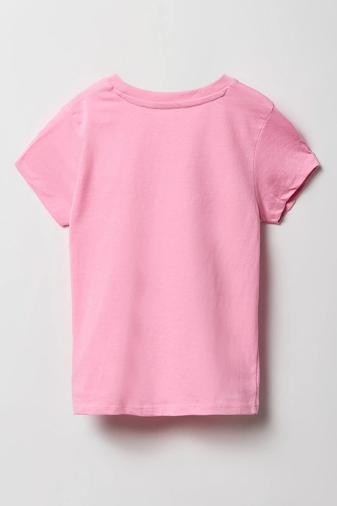 T-shirt à imprimé Boucle pour fille