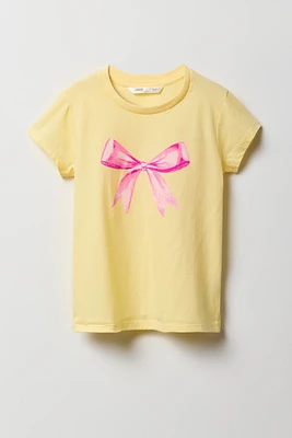 T-shirt à imprimé Boucle pour fille