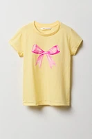 T-shirt à imprimé Boucle pour fille
