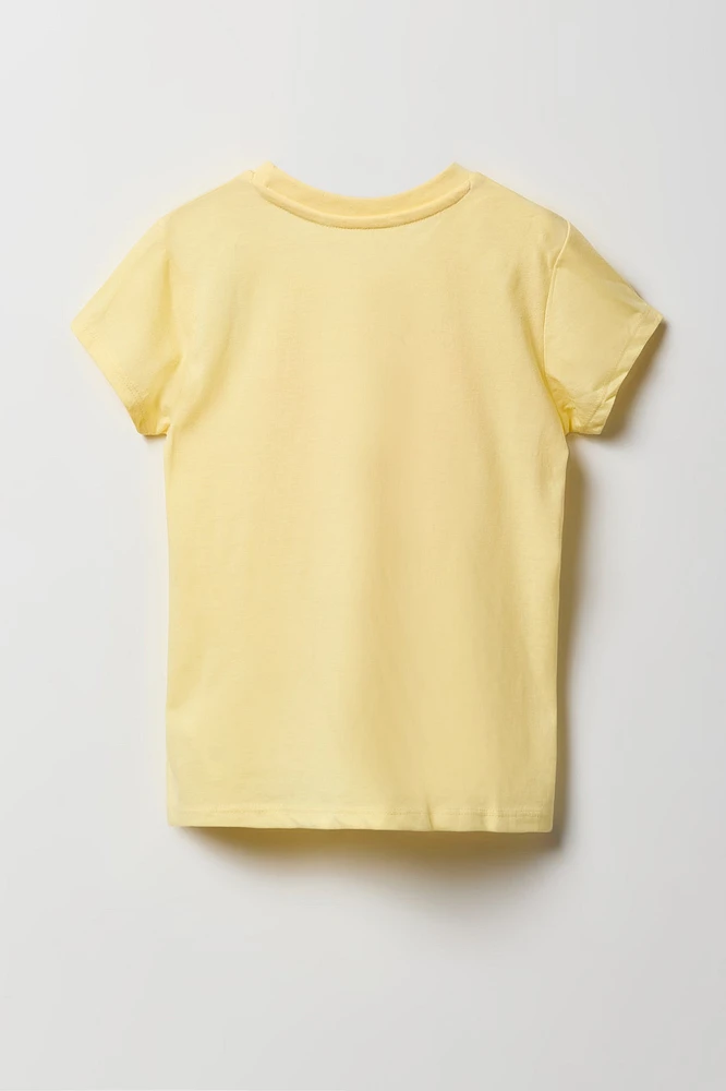 T-shirt à imprimé Boucle pour fille
