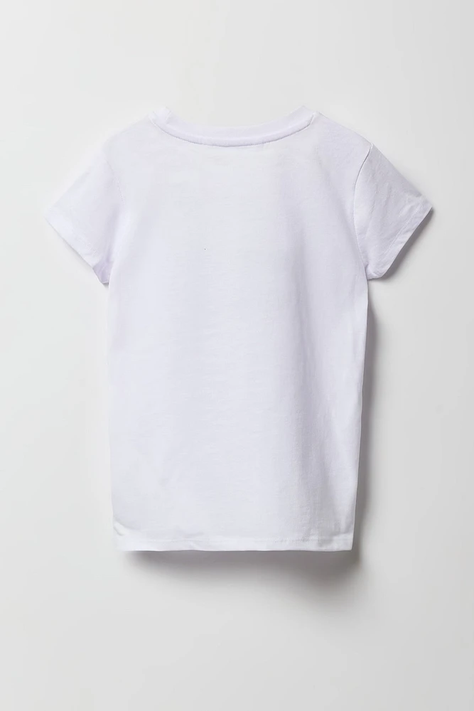 T-shirt à imprimé Not My Problem pour fille