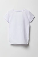 T-shirt à imprimé Not My Problem pour fille