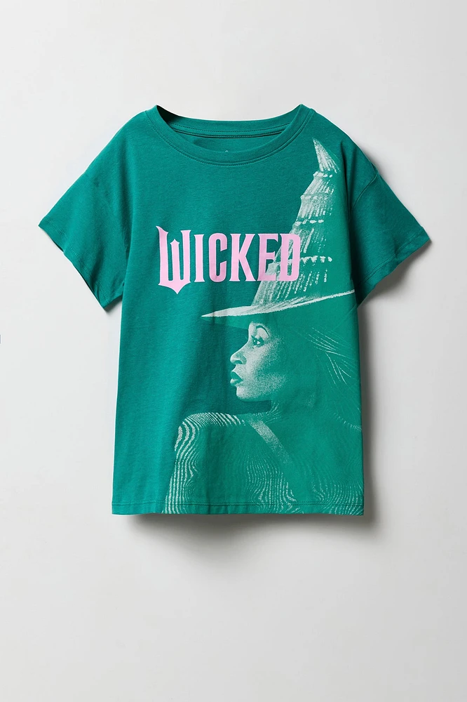 Girls Rhinestone Wicked Graphic T-Shirt