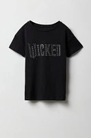 Girls Rhinestone Wicked T-Shirt