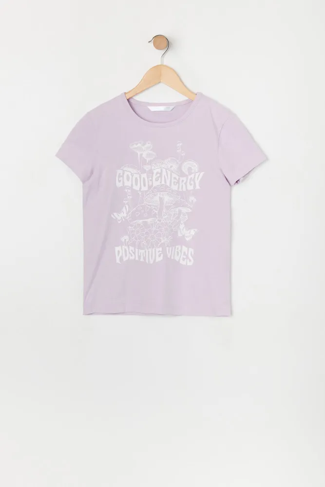 Girls Good Energy Graphic T-Shirt