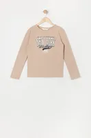 Girls Brooklyn New York Long Sleeve Top