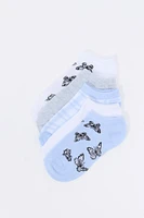 Girls Trendy Ankle Socks (5 Pack)