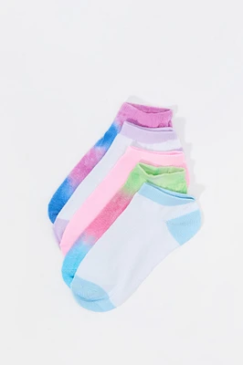 Chaussettes aux chevilles assorties pour filles (paquet de 5