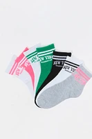 Chaussettes un quart New York pour filles (paquet de 7)