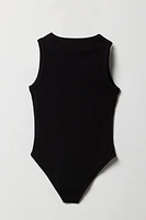 Girls Ribbed Tank Bodysuit