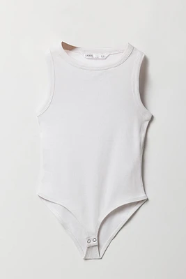 Maillot camisole côtelé pour filles