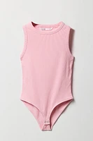 Girls Ribbed Tank Bodysuit