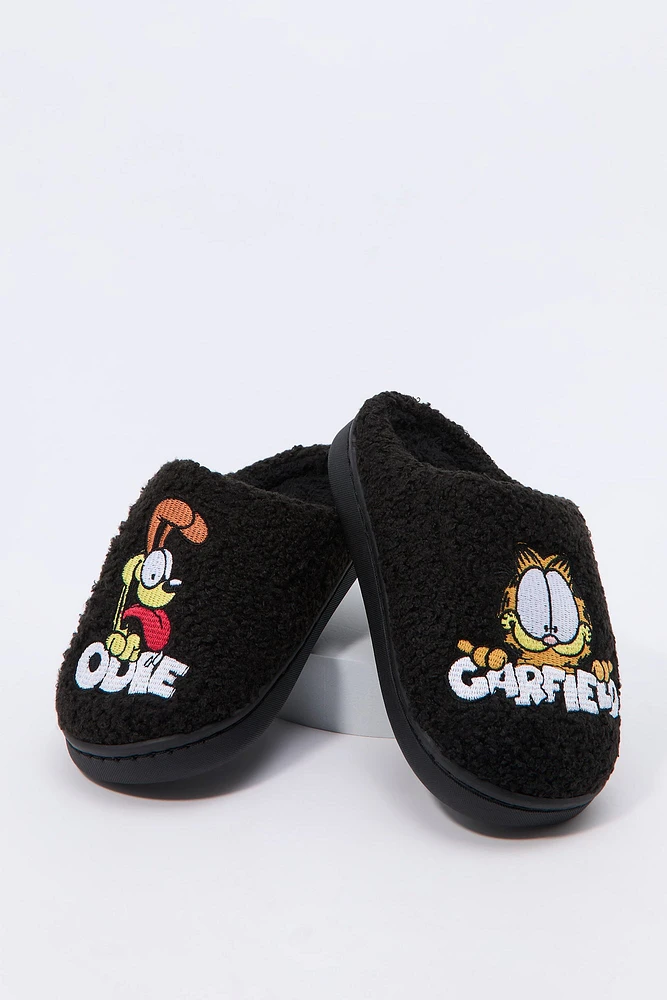 Pantoufles en sherpa Odie & Garfield pour filles