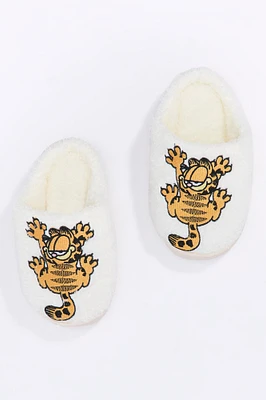 Girls Garfield Sherpa Slippers