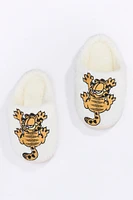 Girls Garfield Sherpa Slippers