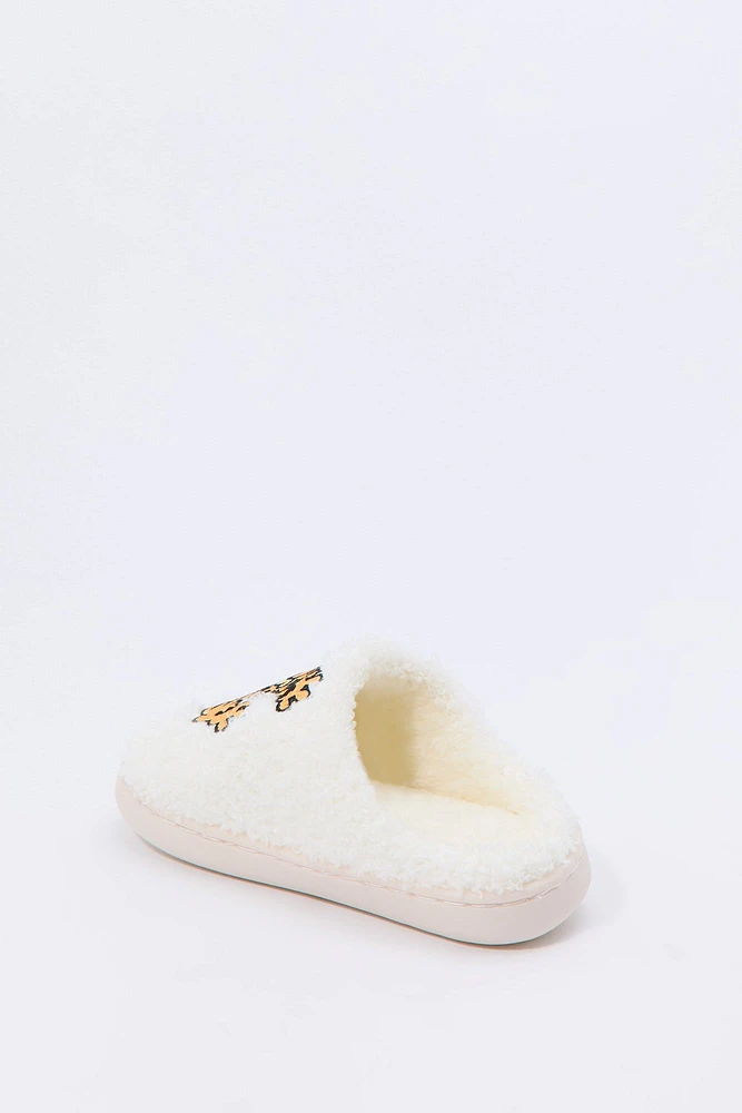 Girls Garfield Sherpa Slippers