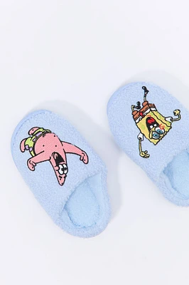 Pantoufles en sherpa SpongeBob pour filles