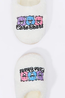 Pantoufles en sherpa Care Bears pour filles