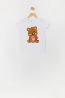 Girls Valentines Be Mine Graphic T-Shirt