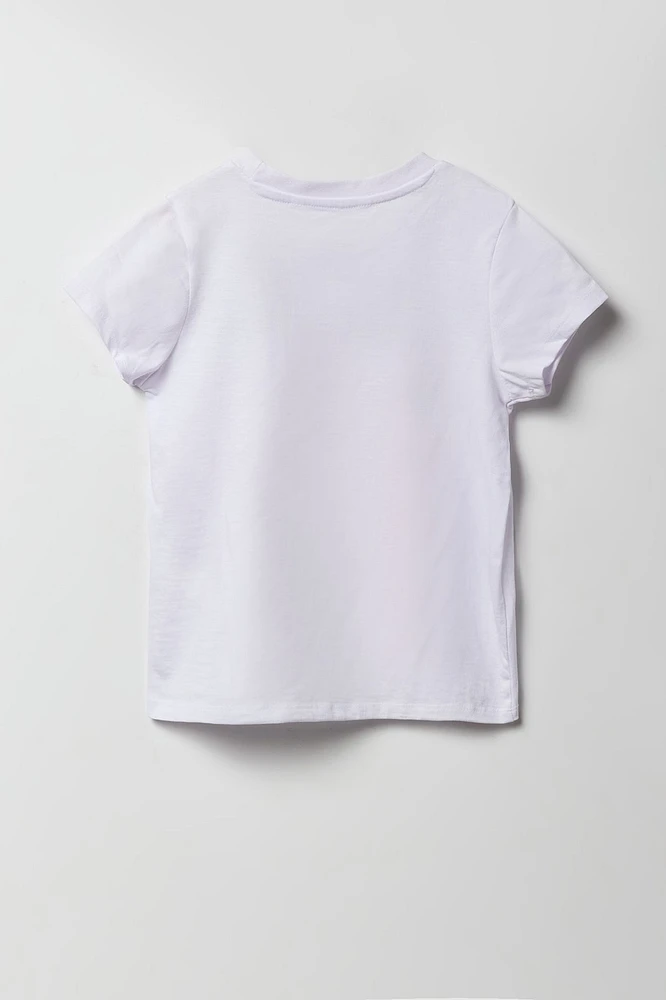 T-shirt à imprimé Canada is Not For Sale pour fille
