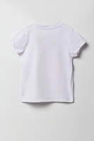 T-shirt à imprimé Canada is Not For Sale pour fille