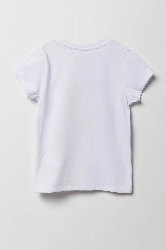 T-shirt à imprimé Proud To Be Canadian pour fille