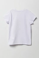 T-shirt à imprimé Proud To Be Canadian pour fille
