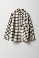 Boys Flannel Button-Up Top