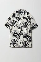 Haut boutonné avec motif tropical pour garçon