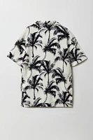 Haut boutonné avec motif tropical pour garçon