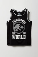 Jersey en filet à imprimé Jurassic World pour garçon