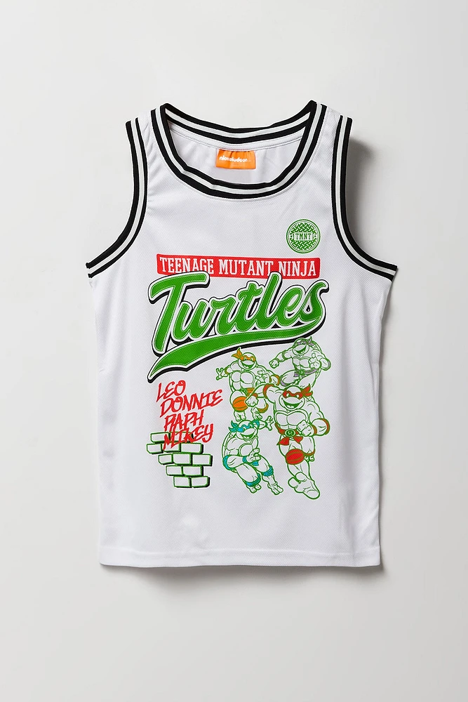 Jersey en filet à imprimé Ninja Turtles pour garçon