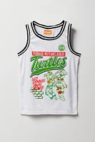 Jersey en filet à imprimé Ninja Turtles pour garçon