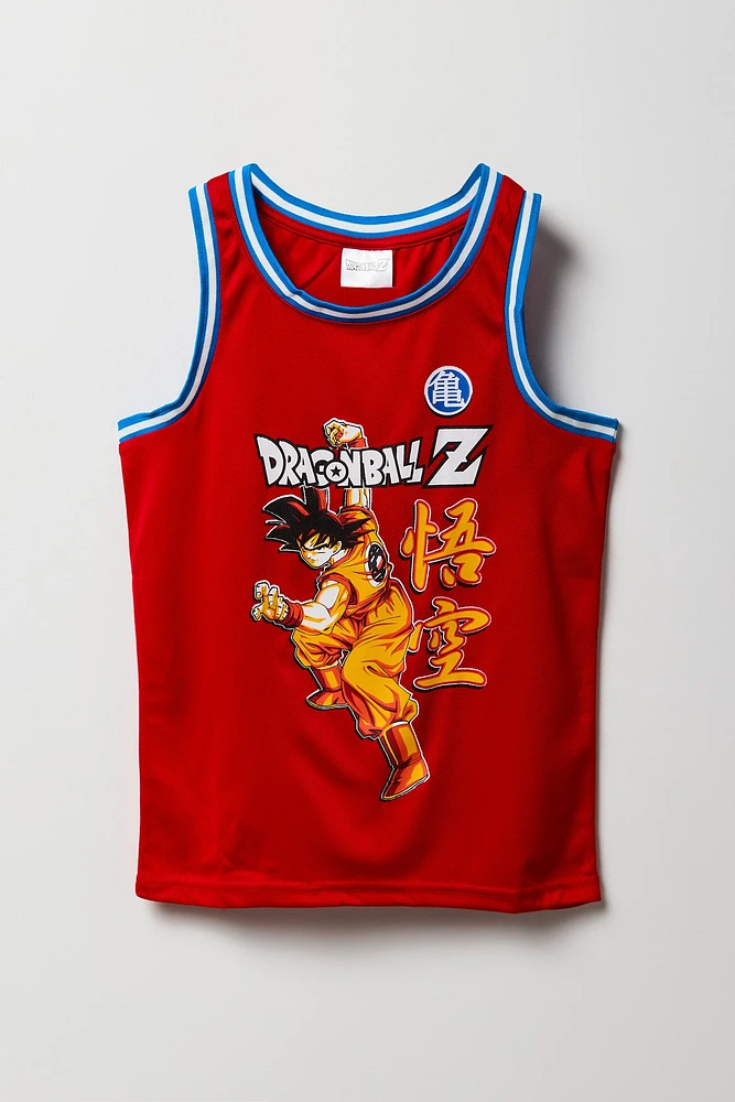 Jersey en filet à imprimé Dragon Ball Z pour garçon