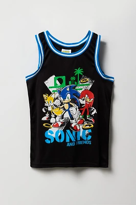 Boys Sonic Graphic Mesh Jersey