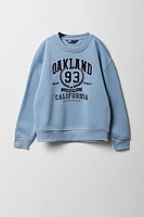 Chandail en molleton Ã  broderie chenille Oakland 93 pour garÃ§ons